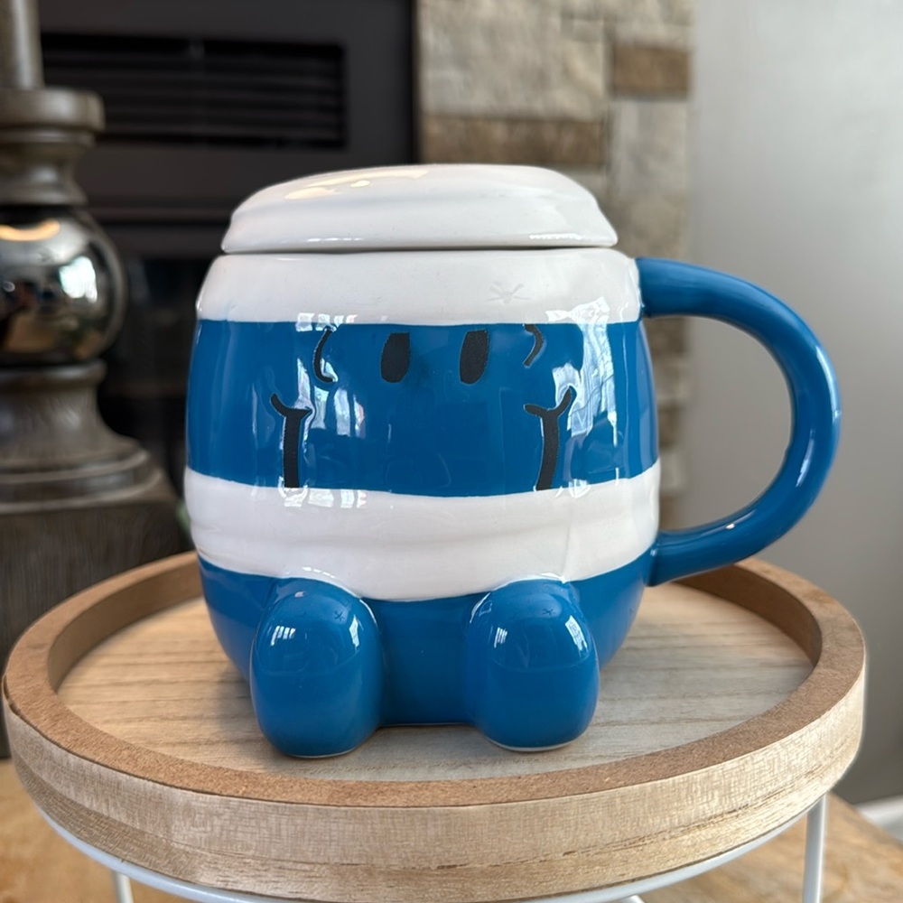 Mr. Men x Magenta MR. BUMP Mug with Lid New w/out tags!